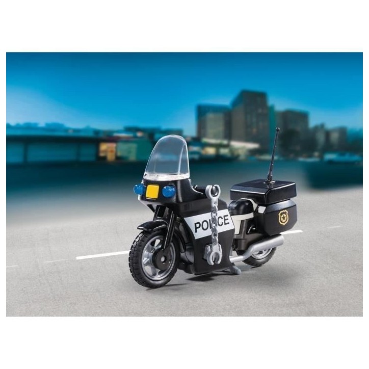 PLAYMOBIL - Valisette Motard de Police - Garçon - 13 éléments - A partir de 4 ans PLAYMOBIL - Valisette Motard de Police - Garçon - 13 éléments - A partir de 4 ans