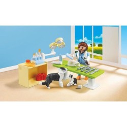 PLAYMOBIL 5653 Valisette Vétérinaire, City Life, Soin des animaux, J