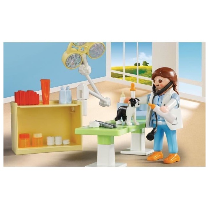 PLAYMOBIL 5653 Valisette Vétérinaire, City Life, Soin des animaux, Jeu de rôle créatif, 39 pieces, Des 4 ans PLAYMOBIL 5653 Valisette Vétérinaire, City Life, Soin des animaux, Jeu de rôle créatif, 39 pieces, Des 4 ans