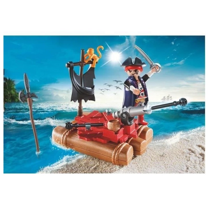 PLAYMOBIL 5655 Valisette Pirate, Canon et projectiles, 22 pieces, A partir de 4 ans