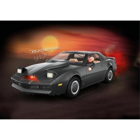 PLAYMOBIL 70924 K2000, The Knight Rider K.I.T.T, Classic Cars, Voiture de collection, Adulte