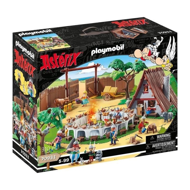 PLAYMOBIL 70931 Le banquet du village, Astérix, Personnages de la BD, PLAYMOBIL 70931 Le banquet du village, Astérix, Personnages de la BD,
