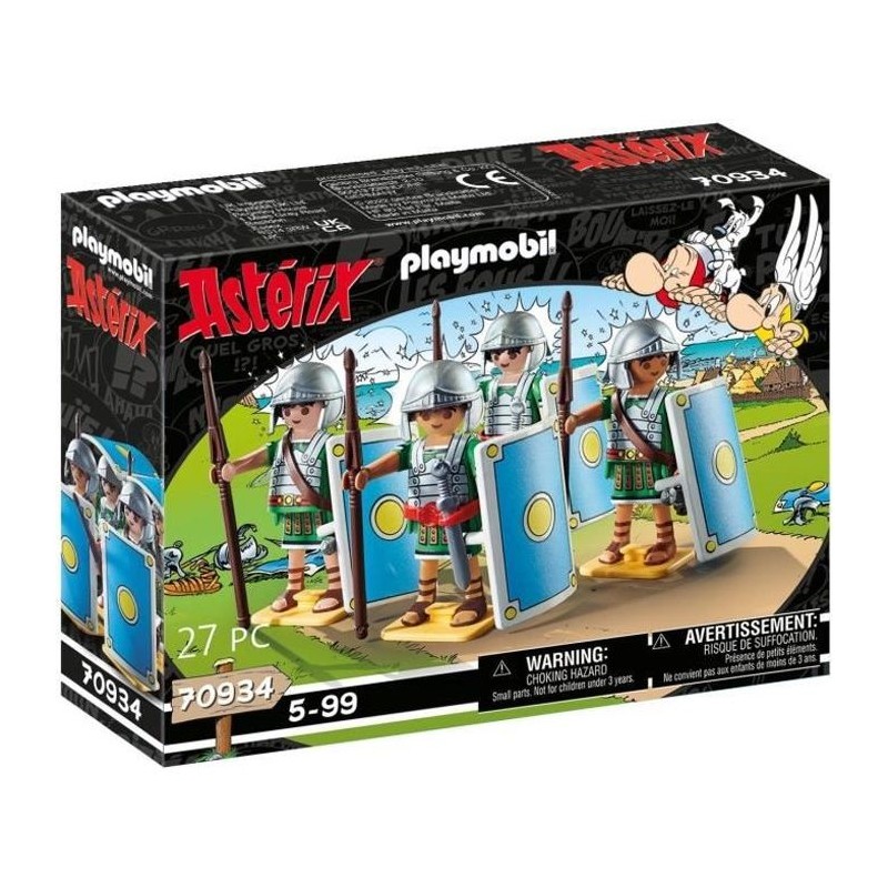 PLAYMOBIL 70934 Les légionnaires romains, Astérix, 27 pieces, Des 5 PLAYMOBIL 70934 Les légionnaires romains, Astérix, 27 pieces, Des 5