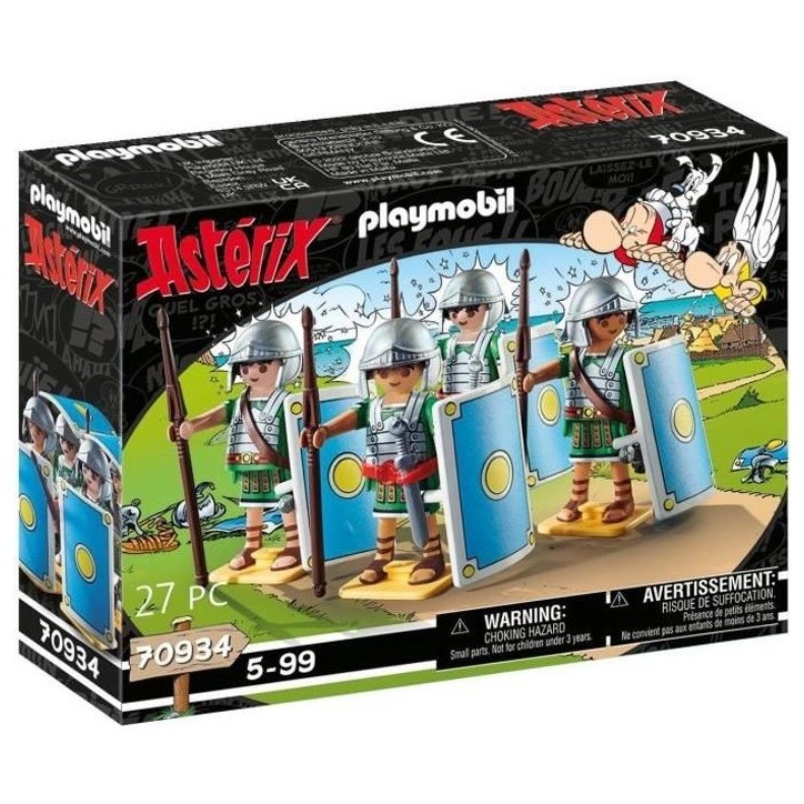 PLAYMOBIL 70934 Les légionnaires romains, Astérix, 27 pieces, Des 5 ans PLAYMOBIL 70934 Les légionnaires romains, Astérix, 27 pieces, Des 5 ans