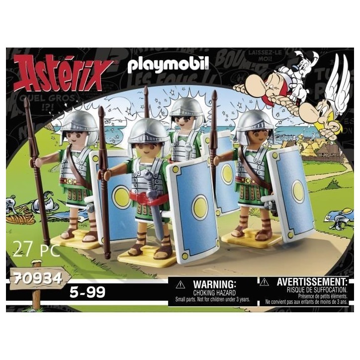 PLAYMOBIL 70934 Les légionnaires romains, Astérix, 27 pieces, Des 5 ans PLAYMOBIL 70934 Les légionnaires romains, Astérix, 27 pieces, Des 5 ans