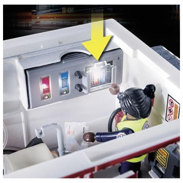PLAYMOBIL 70936 Ambulance américaine avec secouristes et blessé, City Action, Les Secouristes PLAYMOBIL 70936 Ambulance américaine avec secouristes et blessé, City Action, Les Secouristes