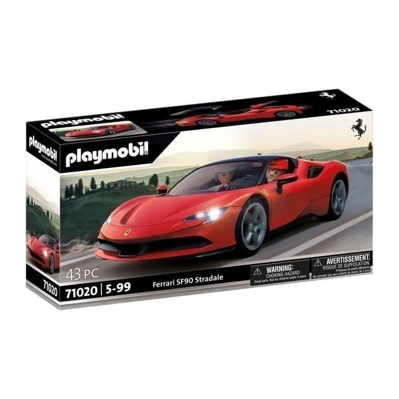 PLAYMOBIL 71020 Ferrari SF90 Stradale, Classic cars, Adulte, Voiture d PLAYMOBIL 71020 Ferrari SF90 Stradale, Classic cars, Adulte, Voiture d