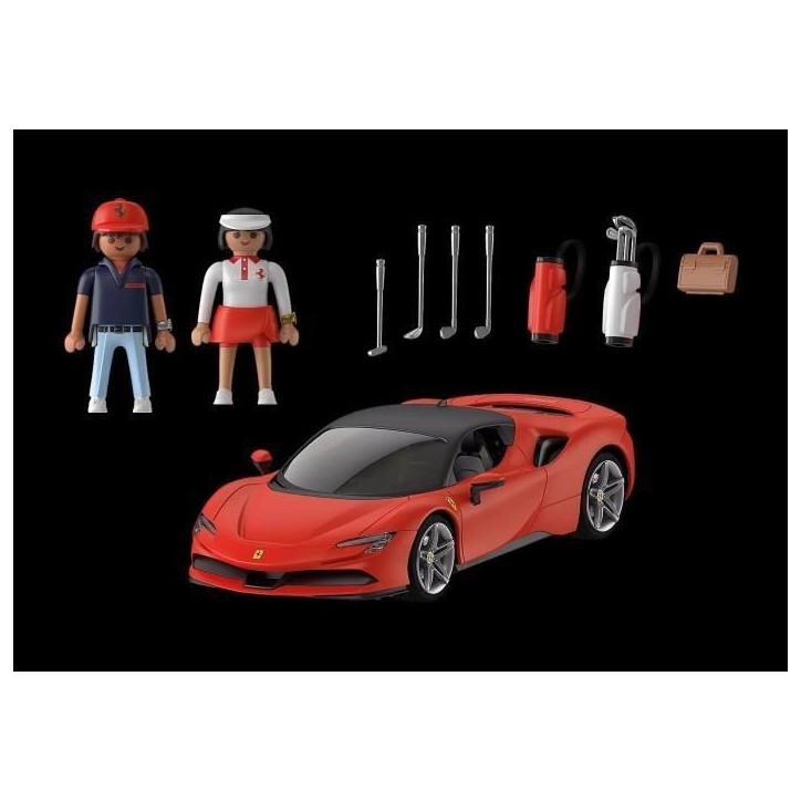 PLAYMOBIL 71020 Ferrari SF90 Stradale, Classic cars, Adulte, Voiture de collection, 43 pieces