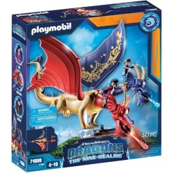 PLAYMOBIL 71080 Dragons WuWei & Jun, Jouet pour Enfant, 2 personnages