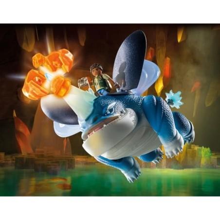 PLAYMOBIL 71082 Dragons Plowhorn & D'Angelo, Dragons Nine Realms, Des 5 ans