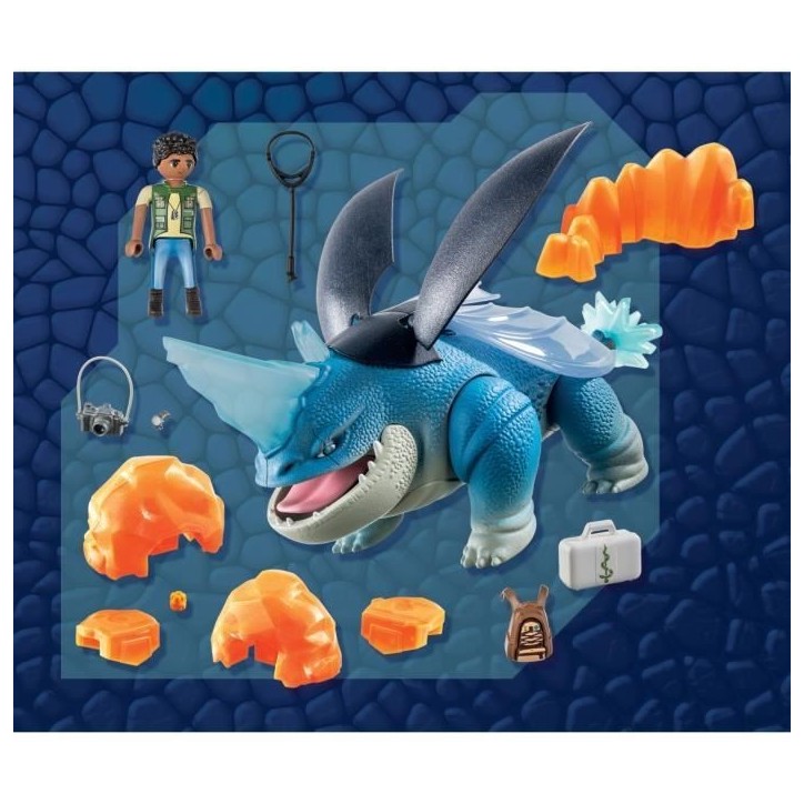 PLAYMOBIL 71082 Dragons Plowhorn & D'Angelo, Dragons Nine Realms, Des 5 ans PLAYMOBIL 71082 Dragons Plowhorn & D'Angelo, Dragons Nine Realms, Des 5 ans