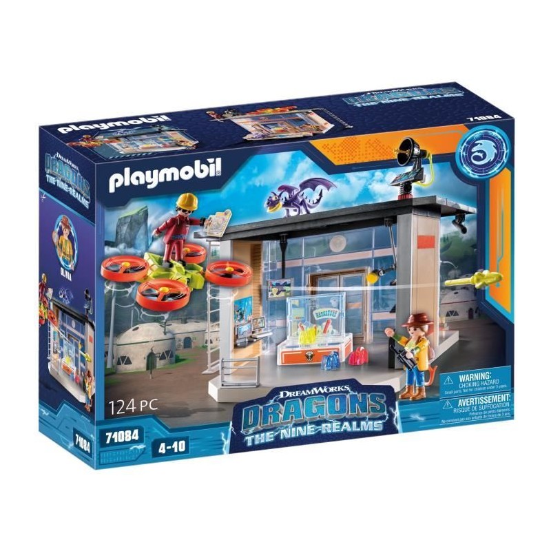 PLAYMOBIL 71084 Dragons Labo Icaris, Dragons : Les Neuf Royaumes, 124 PLAYMOBIL 71084 Dragons Labo Icaris, Dragons : Les Neuf Royaumes, 124