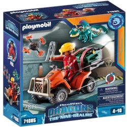 PLAYMOBIL 71085 Dragons Quad & Phil, Dragons Les Neuf Royaumes, 28 pie