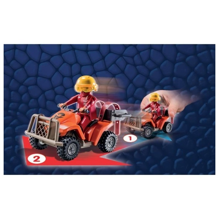 PLAYMOBIL 71085 Dragons Quad & Phil, Dragons Les Neuf Royaumes, 28 pieces, Des 4 ans