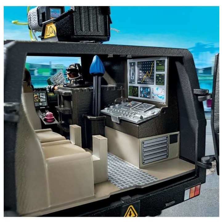 PLAYMOBIL 71144 Véhicule d'intervention des forces spéciales, Les policiers, City Action, Unité d'élite, 73 pieces, Des 5 an PLAYMOBIL 71144 Véhicule d'intervention des forces spéciales, Les policiers, City Action, Unité d'élite, 73 pieces, Des 5 an