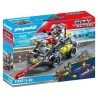 PLAYMOBIL 71147 Quad transformable de bandit, Les policiers Unité d'