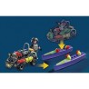 PLAYMOBIL 71147 Quad transformable de bandit, Les policiers Unité d'