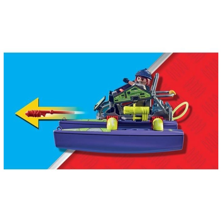 PLAYMOBIL 71147 Quad transformable de bandit, Les policiers Unité d'élite, City Action, Des 5 ans PLAYMOBIL 71147 Quad transformable de bandit, Les policiers Unité d'élite, City Action, Des 5 ans