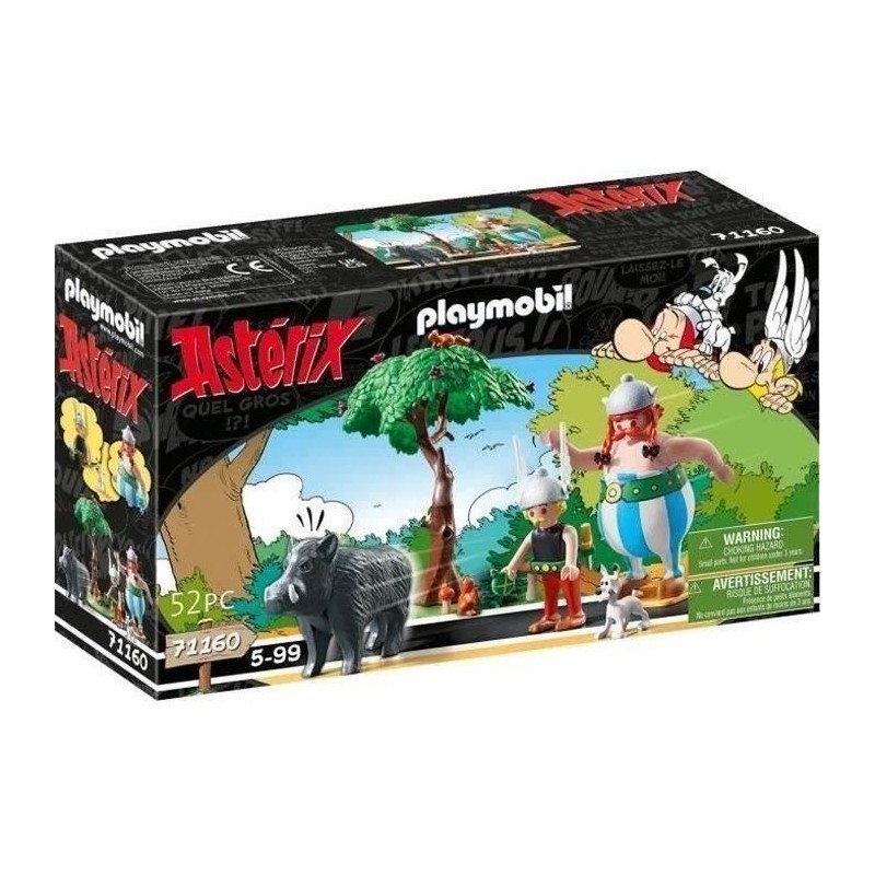 PLAYMOBIL 71160 Astérix La chasse au sanglier, avec Astérix, Obélix PLAYMOBIL 71160 Astérix La chasse au sanglier, avec Astérix, Obélix