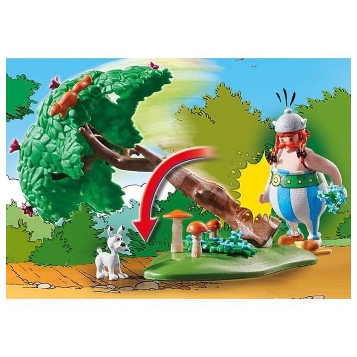 PLAYMOBIL 71160 Astérix La chasse au sanglier, avec Astérix, Obélix et Idéfix, 52 pieces, Des 5 ans PLAYMOBIL 71160 Astérix La chasse au sanglier, avec Astérix, Obélix et Idéfix, 52 pieces, Des 5 ans