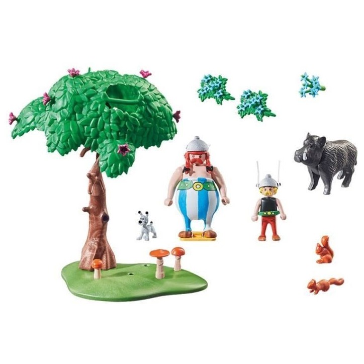 PLAYMOBIL 71160 Astérix La chasse au sanglier, avec Astérix, Obélix et Idéfix, 52 pieces, Des 5 ans PLAYMOBIL 71160 Astérix La chasse au sanglier, avec Astérix, Obélix et Idéfix, 52 pieces, Des 5 ans