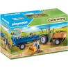 PLAYMOBIL 71249 Tracteur avec remorque, Country La Ferme, 42 pieces, D