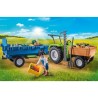 PLAYMOBIL 71249 Tracteur avec remorque, Country La Ferme, 42 pieces, D