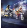PLAYMOBIL 71255 Starter Pack Agent et voleur, City Action, Les policie