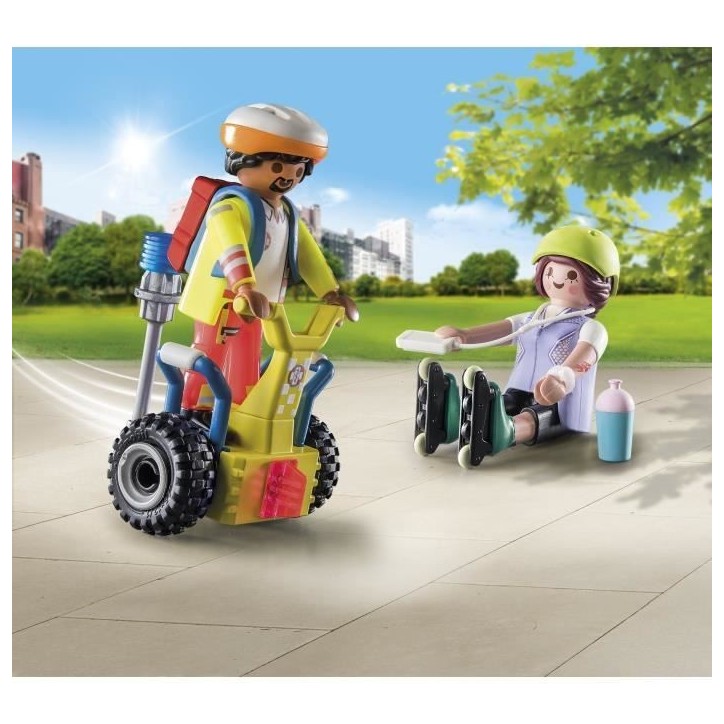 PLAYMOBIL 71257 Secouriste avec gyropode, City Action, Les Secouristes, Starter Pack, Des 4 ans PLAYMOBIL 71257 Secouriste avec gyropode, City Action, Les Secouristes, Starter Pack, Des 4 ans