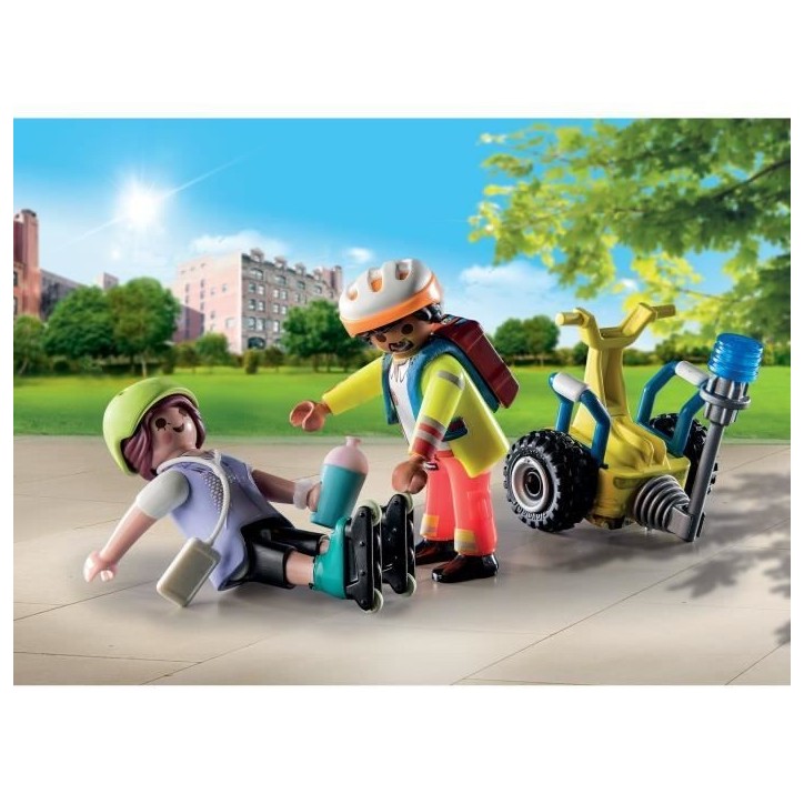 PLAYMOBIL 71257 Secouriste avec gyropode, City Action, Les Secouristes, Starter Pack, Des 4 ans PLAYMOBIL 71257 Secouriste avec gyropode, City Action, Les Secouristes, Starter Pack, Des 4 ans