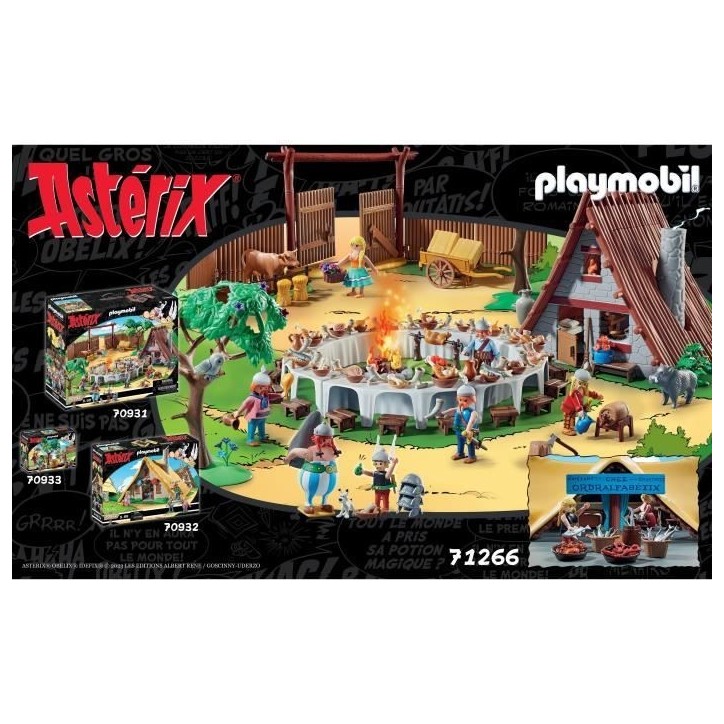 PLAYMOBIL 71266 Astérix Hutte d'Ordralfabetix, village d'Astérix, Jouet de collection, Des 5 ans PLAYMOBIL 71266 Astérix Hutte d'Ordralfabetix, village d'Astérix, Jouet de collection, Des 5 ans