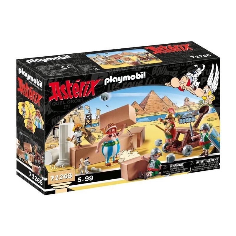 PLAYMOBIL 71268 Numerobis et la bataille du Palais, Siege des Romains, PLAYMOBIL 71268 Numerobis et la bataille du Palais, Siege des Romains,