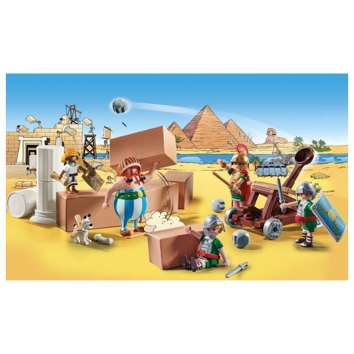 PLAYMOBIL 71268 Numerobis et la bataille du Palais, Siege des Romains, 56 pieces, Astérix PLAYMOBIL 71268 Numerobis et la bataille du Palais, Siege des Romains, 56 pieces, Astérix