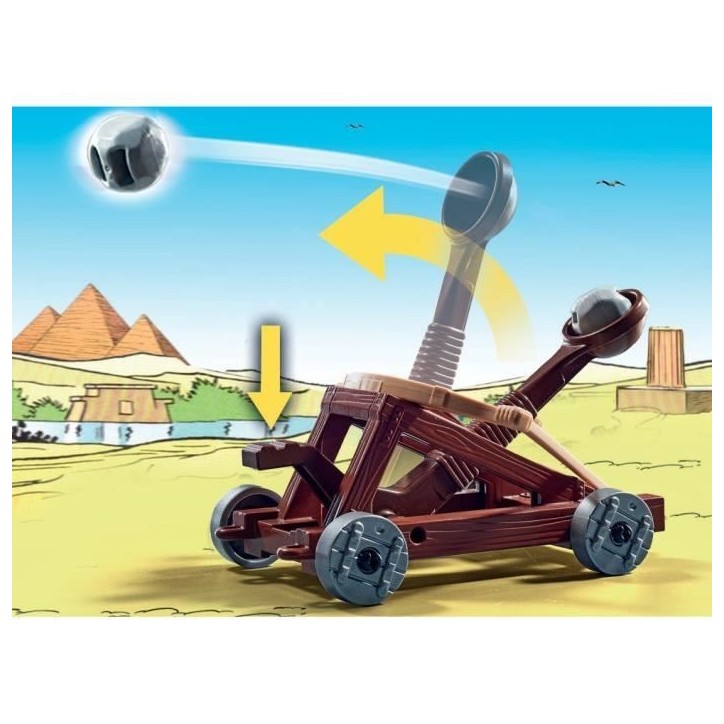 PLAYMOBIL 71268 Numerobis et la bataille du Palais, Siege des Romains, 56 pieces, Astérix PLAYMOBIL 71268 Numerobis et la bataille du Palais, Siege des Romains, 56 pieces, Astérix