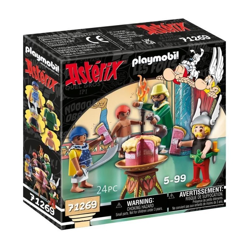 PLAYMOBIL 71269 Astérix, Amonbofis et le gâteau empoisonné, 24 piec PLAYMOBIL 71269 Astérix, Amonbofis et le gâteau empoisonné, 24 piec