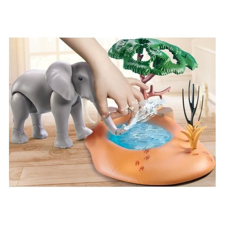 PLAYMOBIL 71294 Explorateurs avec animaux de la savane, Wiltopia, Avec 1 éléphant et des animaux, Des 4 ans