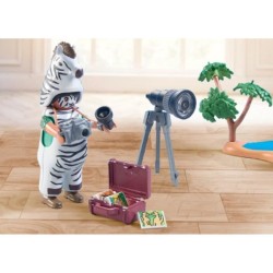 PLAYMOBIL 71295 Photographe avec déguisement et zebres, Wiltopia, 36