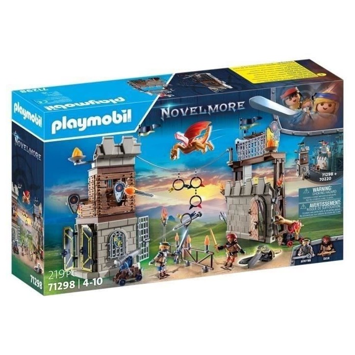 PLAYMOBIL 71298 Tournoi des Chevaliers Novelmore, Novelmore Les chevaliers, 219 pieces, Des 4 ans PLAYMOBIL 71298 Tournoi des Chevaliers Novelmore, Novelmore Les chevaliers, 219 pieces, Des 4 ans