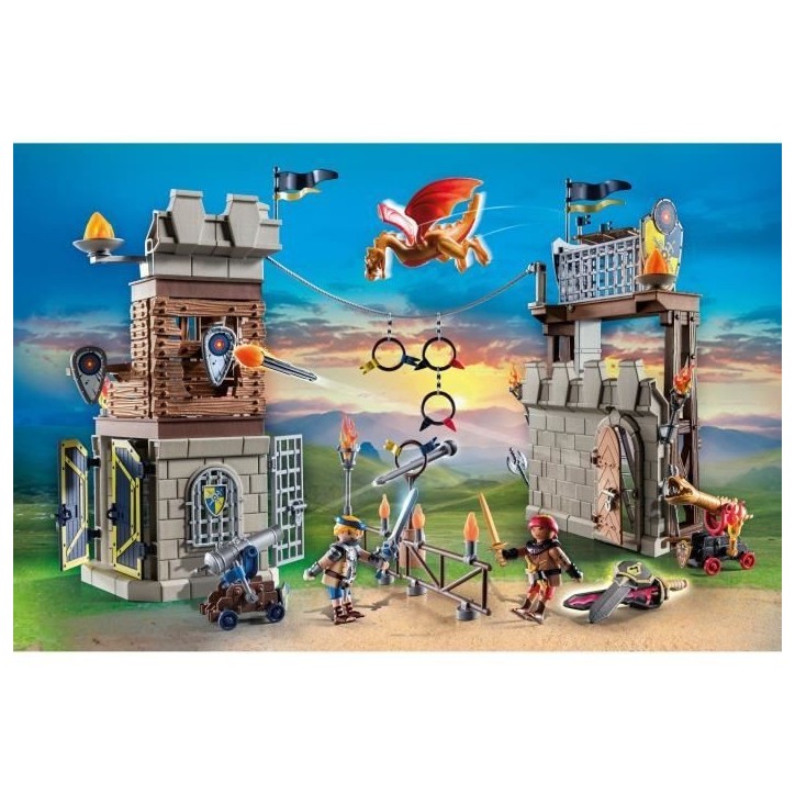 PLAYMOBIL 71298 Tournoi des Chevaliers Novelmore, Novelmore Les chevaliers, 219 pieces, Des 4 ans PLAYMOBIL 71298 Tournoi des Chevaliers Novelmore, Novelmore Les chevaliers, 219 pieces, Des 4 ans