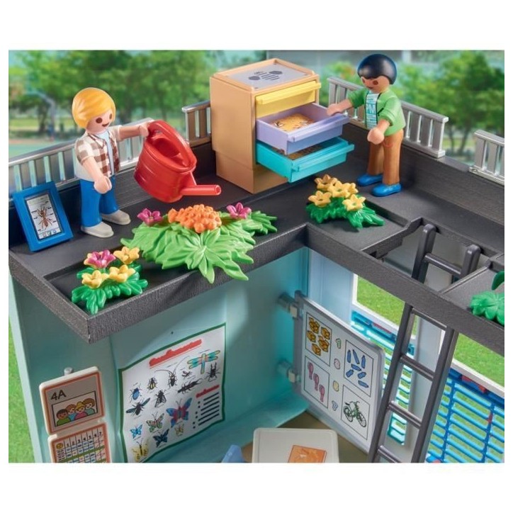 PLAYMOBIL 71327 Ecole aménagée, City Life, L'école, 282 pieces, Mixte, Pour enfant des 4 ans PLAYMOBIL 71327 Ecole aménagée, City Life, L'école, 282 pieces, Mixte, Pour enfant des 4 ans