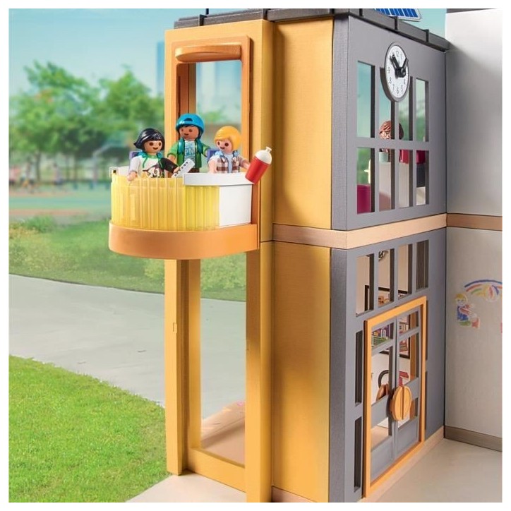 PLAYMOBIL 71327 Ecole aménagée, City Life, L'école, 282 pieces, Mixte, Pour enfant des 4 ans PLAYMOBIL 71327 Ecole aménagée, City Life, L'école, 282 pieces, Mixte, Pour enfant des 4 ans