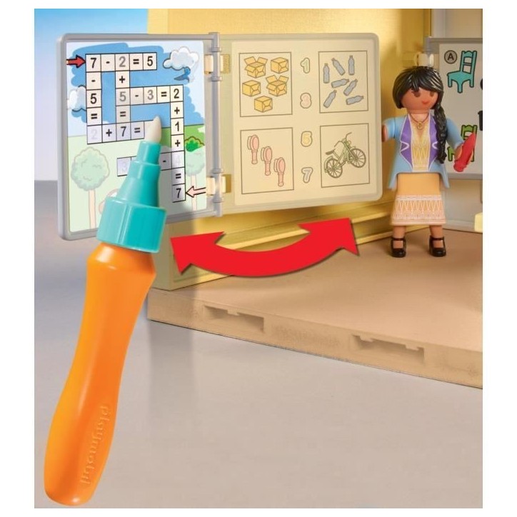 PLAYMOBIL 71327 Ecole aménagée, City Life, L'école, 282 pieces, Mixte, Pour enfant des 4 ans PLAYMOBIL 71327 Ecole aménagée, City Life, L'école, 282 pieces, Mixte, Pour enfant des 4 ans