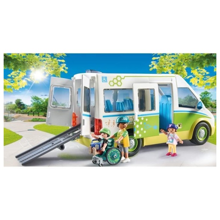 PLAYMOBIL 71329 Bus scolaire, City Life, L'école, 53 pieces, Des 4 ans PLAYMOBIL 71329 Bus scolaire, City Life, L'école, 53 pieces, Des 4 ans