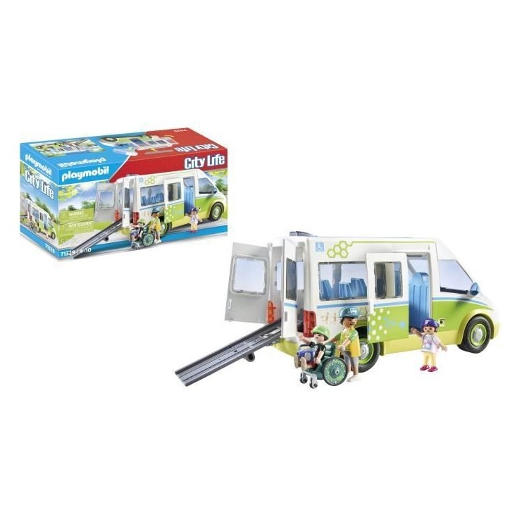 PLAYMOBIL 71329 Bus scolaire, City Life, L'école, 53 pieces, Des 4 ans PLAYMOBIL 71329 Bus scolaire, City Life, L'école, 53 pieces, Des 4 ans