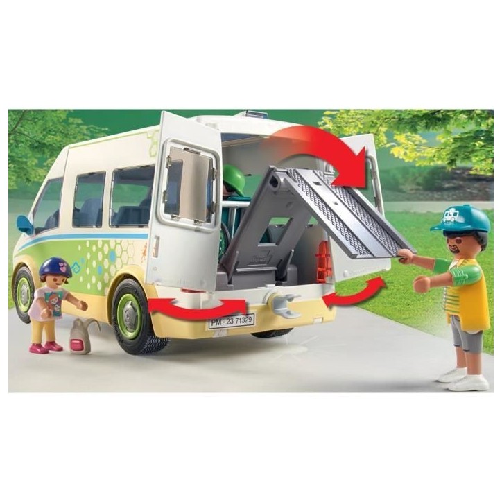 PLAYMOBIL 71329 Bus scolaire, City Life, L'école, 53 pieces, Des 4 ans PLAYMOBIL 71329 Bus scolaire, City Life, L'école, 53 pieces, Des 4 ans