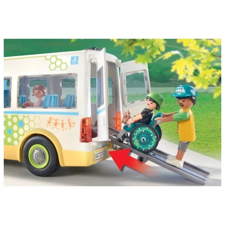 PLAYMOBIL 71329 Bus scolaire, City Life, L'école, 53 pieces, Des 4 ans PLAYMOBIL 71329 Bus scolaire, City Life, L'école, 53 pieces, Des 4 ans