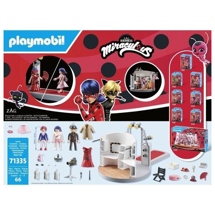 PLAYMOBIL 71335 Miraculous : Défilé de mode a Paris