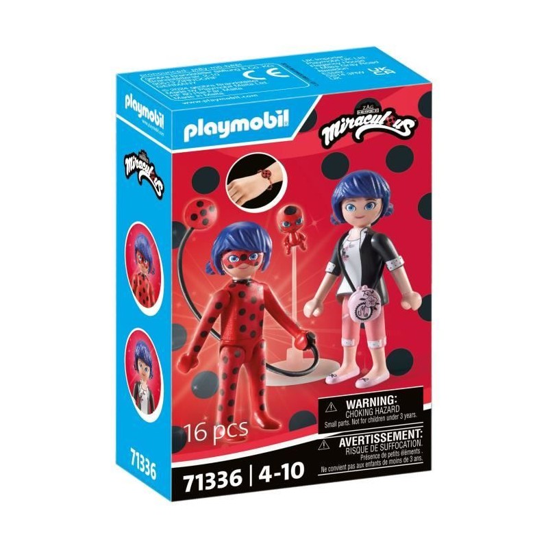 PLAYMOBIL 71336 Miraculous : Marinette & Ladybug PLAYMOBIL 71336 Miraculous : Marinette & Ladybug