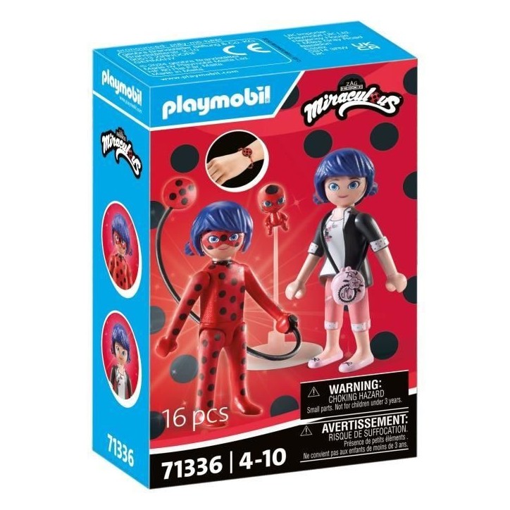 PLAYMOBIL 71336 Miraculous : Marinette & Ladybug PLAYMOBIL 71336 Miraculous : Marinette & Ladybug