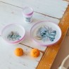 COFFRET REPAS 3 PIeCES GOBELET + BOL + ASSIETTE ANTIDÉRAPANTS LILO et